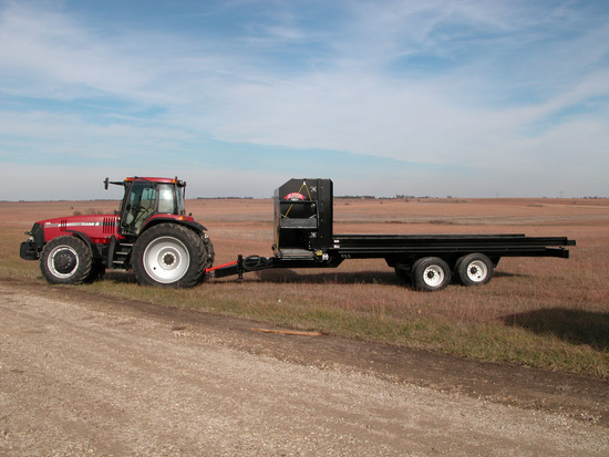 Twelve  Bale Trailer mount with Tandems