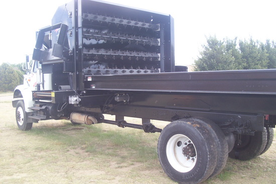 Four Bale Truck Mount on a 4X4 Truck